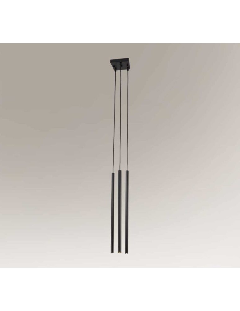 Lampy wiszące - Shilo KOSAME 3xG9 czarny wisząca 7846 - produkt kolory-swiatla.pl 1