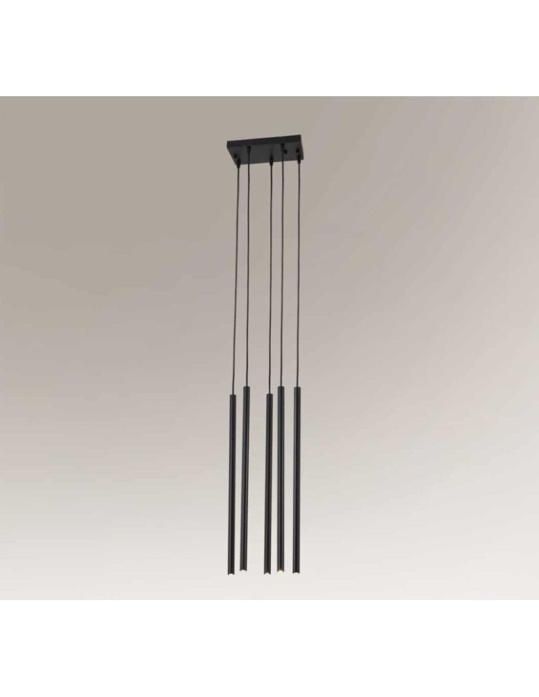 Lampy wiszące - Shilo KOSAME 5xG9 czarny wisząca 7848 - produkt kolory-swiatla.pl 1