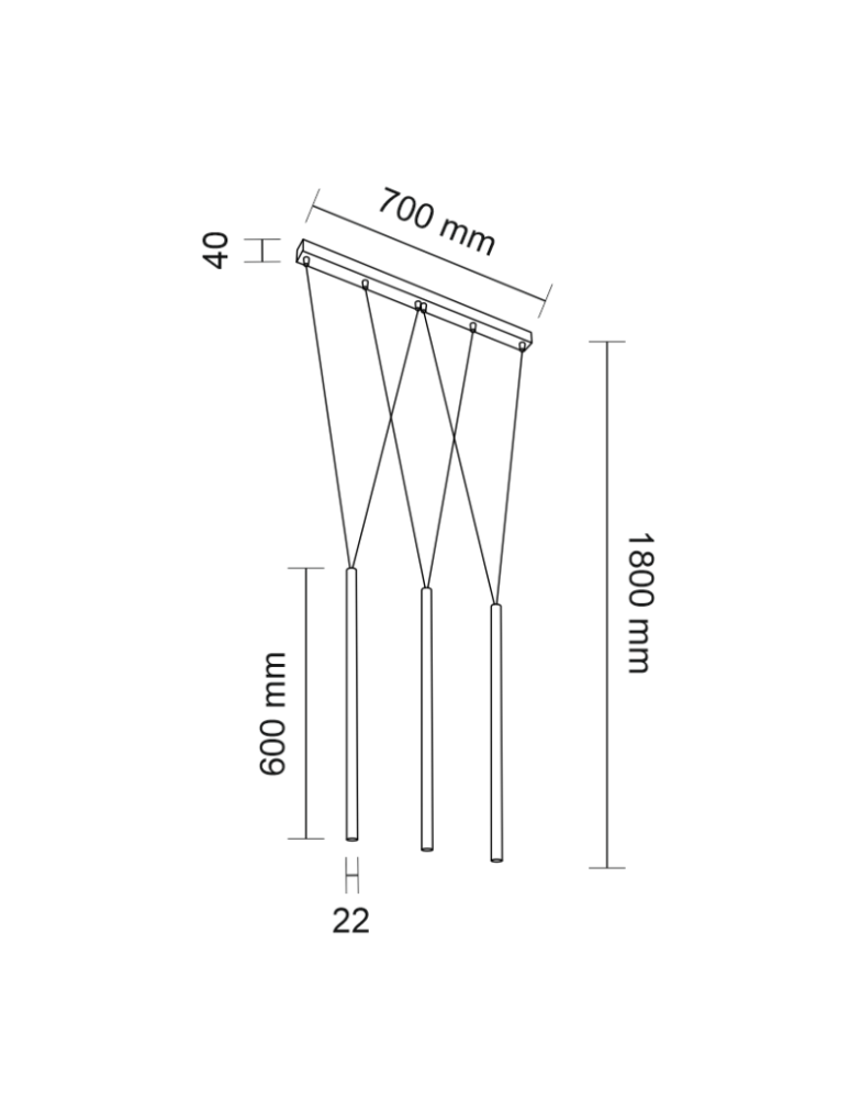 Lampy wiszące - Shilo MIAKI 3xG9 czarny wisząca 7946 - produkt kolory-swiatla.pl 2