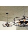 Azzardo FAN PENDANT 5xE27 Wisząca Czarny AZ2532