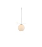 Lampy wiszące - Azzardo WHITE BALL 20 1xE27 Wisząca Biały AZ1325 - product 1