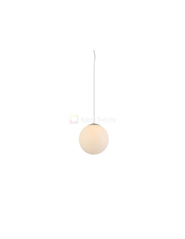 Azzardo WHITE BALL 20 1xE27 Wisząca Biały AZ1325