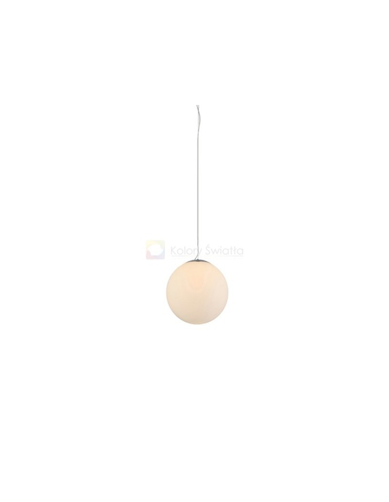 Lampy wiszące - Azzardo WHITE BALL 20 1xE27 Wisząca Biały AZ1325 - produkt kolory-swiatla.pl 1