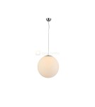 Lampy wiszące - Azzardo WHITE BALL 30 1xE27 Wisząca Biały AZ2516 - product 1