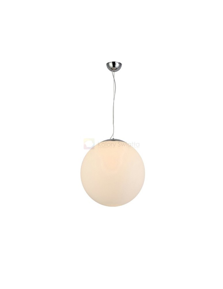 Lampy wiszące - Azzardo WHITE BALL 40 1xE27 Wisząca Biały AZ1328 - produkt kolory-swiatla.pl 1
