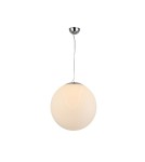 Lampy wiszące - Azzardo WHITE BALL 50 1xE27 Wisząca Biały AZ1329 - product 1