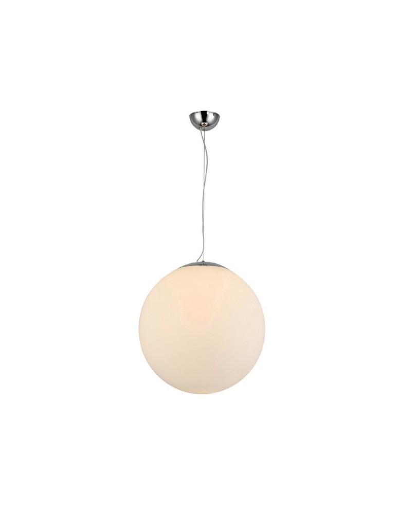 Lampy wiszące - Azzardo WHITE BALL 50 1xE27 Wisząca Biały AZ1329 - produkt kolory-swiatla.pl 1
