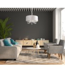 Żyrandole z abażurem - Maxlight Lampa Wisząca Amsterdam 60 cm P0103 - produkt 3