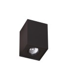 Oprawy sufitowe na wymienne źródło światła - Maxlight Lampa Sufitowa Basic Square Black C0071 - produkt 1