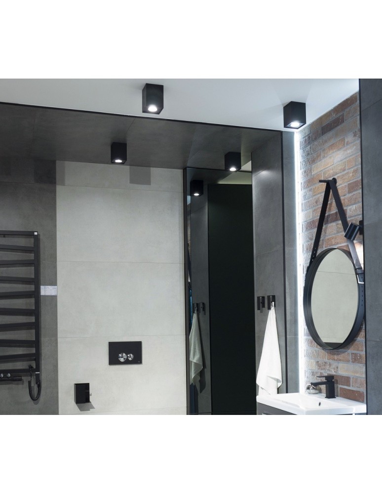 Maxlight Lampa Sufitowa Basic Square Black C0071
