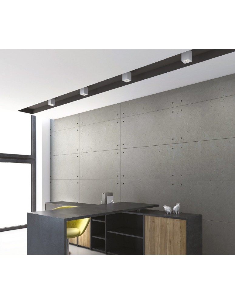Maxlight Lampa Sufitowa Basic Square Biała C0070