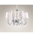 Żyrandole z abażurem - Maxlight Lampa Wisząca Charlotte 75 cm P0110 - produkt 5
