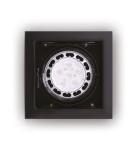 Lampy podtynkowe kwadratowe - Maxlight Oprawa Wpustowa Matrix I Czarna Ar111 GU10 230V H0048 - product 1