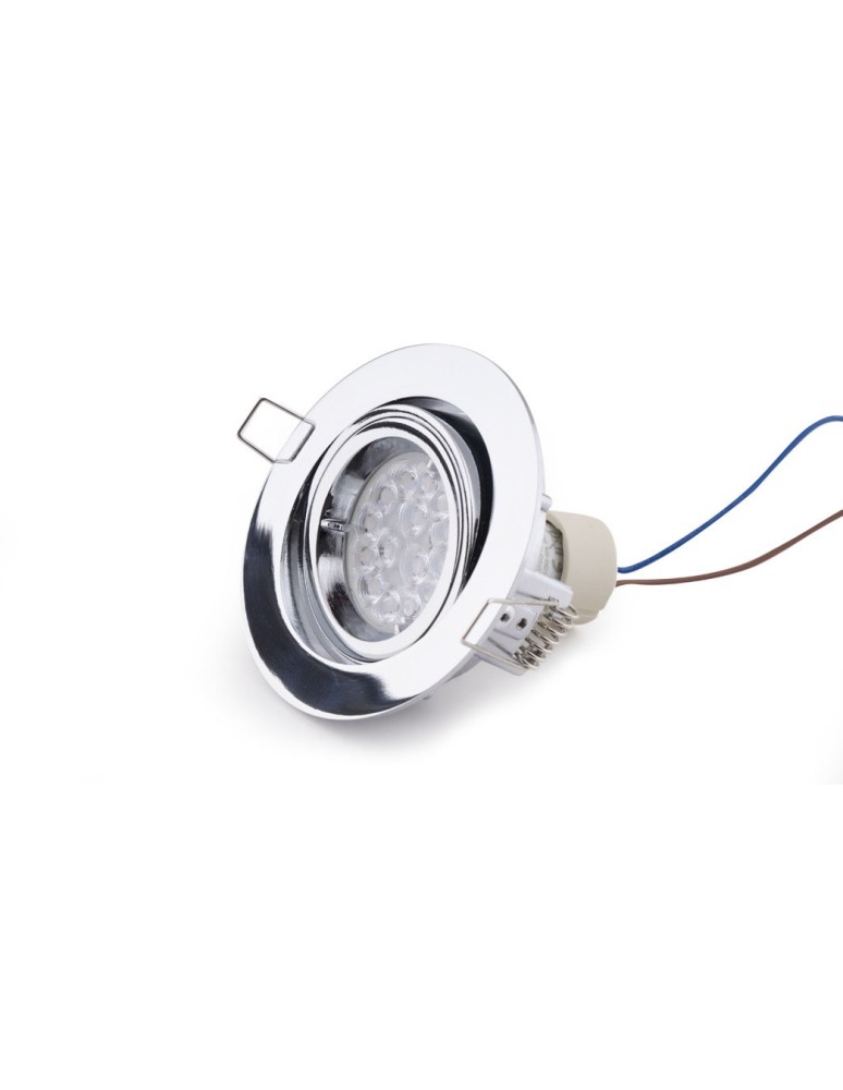 Maxlight Oprawa Wpustowa Fine Okrągła Chrom H0038