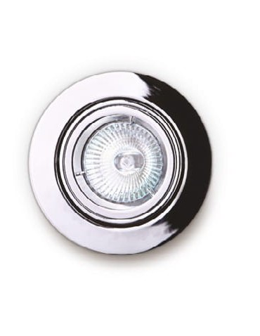 Maxlight Oprawa Wpustowa Fine Okrągła Chrom H0038