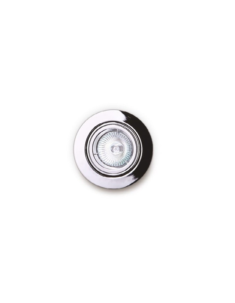 Lampy podtynkowe kierunkowe - Maxlight Oprawa Wpustowa Fine Okrągła Chrom H0038 - produkt kolory-swiatla.pl 1
