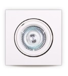 Lampy podtynkowe kwadratowe - Maxlight Oprawa Wpustowa Fine Kwadratowa Biała H0039 - produkt 2