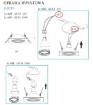 Lampy podtynkowe kwadratowe - Maxlight Oprawa Wpustowa Fine Kwadratowa Biała H0039 - produkt 3