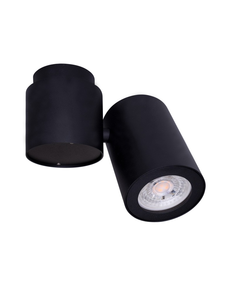 Reflektory sufitowe - Maxlight Lampa Sufitowa Barro I Czarna C0035 - produkt kolory-swiatla.pl 1
