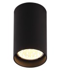 Oprawy sufitowe na wymienne źródło światła - Maxlight Lampa Sufitowa Pet Round New Czarny C0142 - product 1