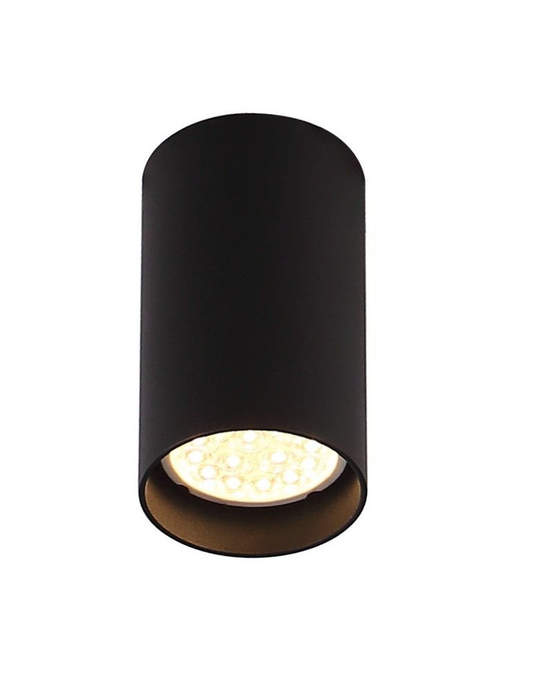 Oprawy sufitowe na wymienne źródło światła - Maxlight Lampa Sufitowa Pet Round New Czarny C0142 - produkt kolory-swiatla.pl 1