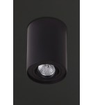 Oprawy sufitowe na wymienne źródło światła - Maxlight Lampa Sufitowa Basic Round Czarna C0068 - produkt 7