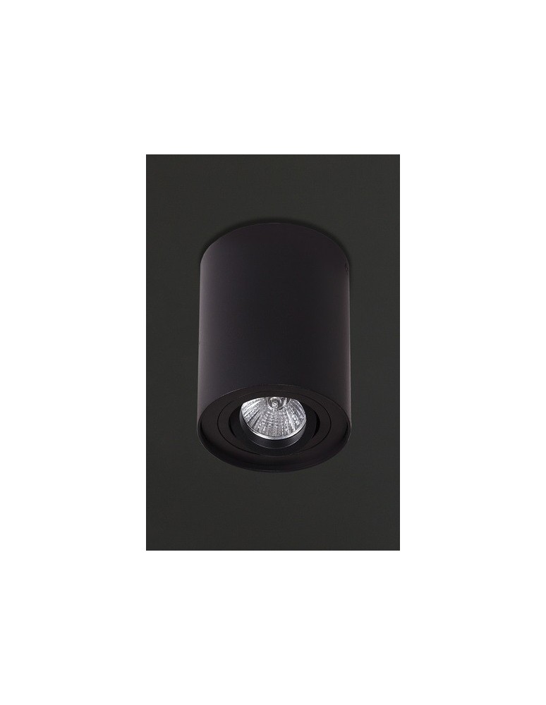 Maxlight Lampa Sufitowa Basic Round Czarna C0068