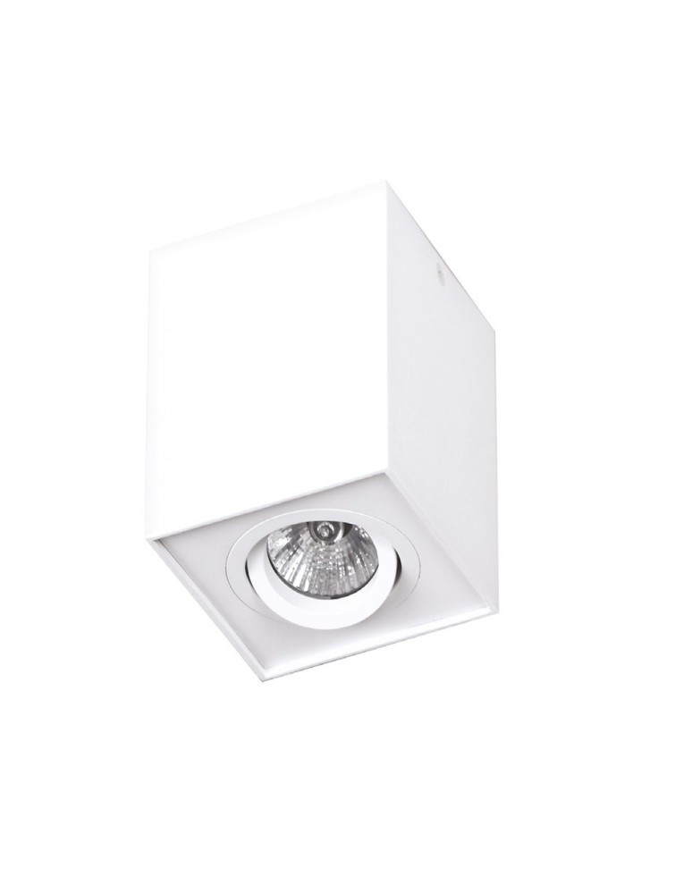 Maxlight Lampa Sufitowa Basic Square Biała C0070