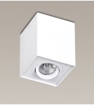 Oprawy sufitowe na wymienne źródło światła - Maxlight Lampa Sufitowa Basic Square Biała C0070 - produkt 9