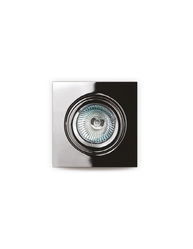 Maxlight Oprawa Wpustowa Fine Kwadratowa Chrom H0041