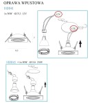 Lampy podtynkowe kwadratowe - Maxlight Oprawa Wpustowa Fine Kwadratowa Chrom H0041 - produkt 3