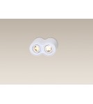 Oprawy sufitowe na wymienne źródło światła - Maxlight Lampa Sufitowa Basic Round Biała Podwójna C0085 - produkt 2