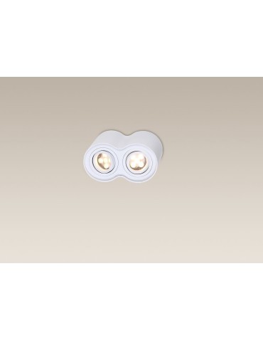 Maxlight Lampa Sufitowa Basic Round Biała Podwójna C0085 - produkt 2