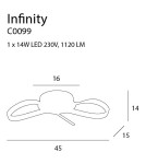 Lampy sufitowe - Maxlight Plafon Infinity C0099 - product 3