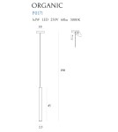 Lampy wiszące sople - Maxlight Lampa Wisząca Organic I Miedź P0171 - produkt 4