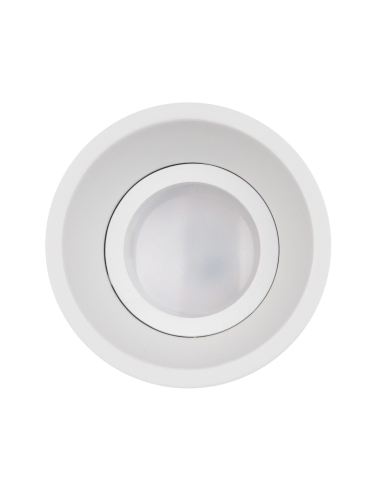 Lampy podtynkowe - oczka - Maxlight Oprawa Wpustowa Deep Biała GU10 H0069 - produkt kolory-swiatla.pl 4