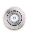 Maxlight Oprawa Wpustowa Fine Okrągła Metal Szczotkowany H0037