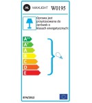 Kinkiety z abażurem - Maxlight Kinkiet Chicago Chrom + Biały Abażur W0195 - produkt 4