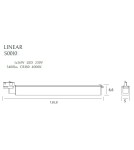 Lampy do szynoprzewodów 3 fazowych - Maxlight Lampa Do Szynoprzewodu Linear Track White 36W 4000K S0010 - product 5