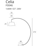 Lampy podłogowe - Maxlight Lampa Podłogowa Celia F0046 - product 3