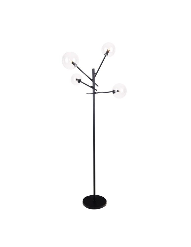 Lampy podłogowe czarne - Maxlight Lampa Podłogowa Lollipop Black F0051 - produkt kolory-swiatla.pl 1