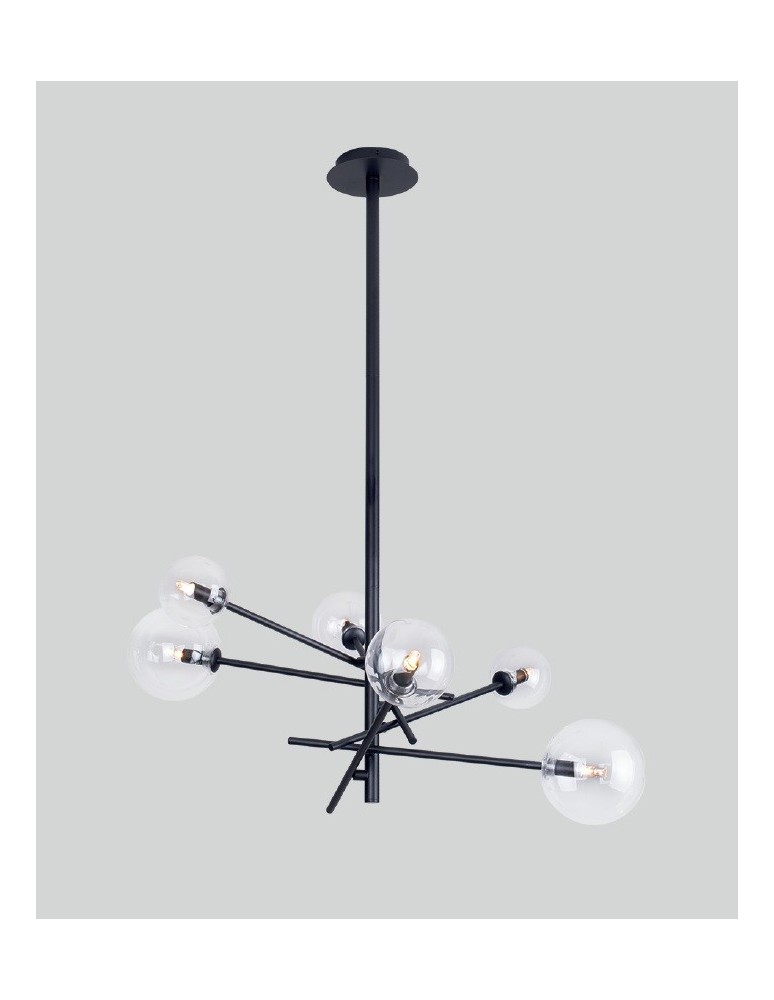 Maxlight Lampa Wisząca Lollipop Black P0395