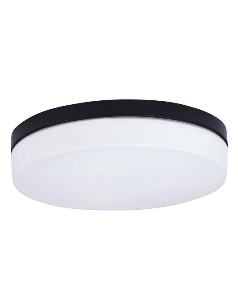 Plafony hermetyczne - Maxlight Lampa Sufitowa Oda Czarna C0194 - produkt kolory-swiatla.pl 1