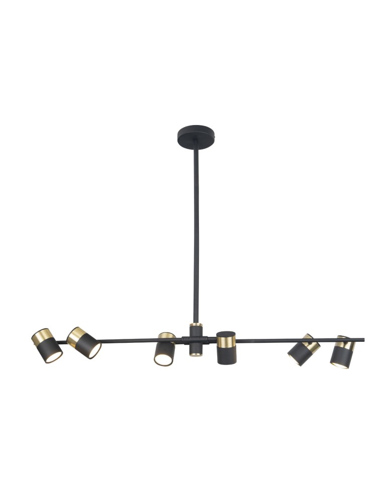 Lampy wiszące - Maxlight Lampa Wisząca Puma 6 GU10 P0409 - produkt kolory-swiatla.pl 1