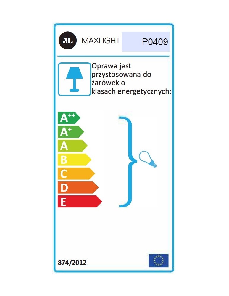 Maxlight Lampa Wisząca Puma 6 GU10 P0409