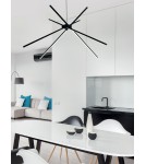 Lampy wiszące designerskie - Maxlight Lampa Wisząca Spider Black P0412 - produkt 2