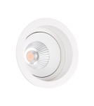 Lampy podtynkowe okrągłe - Maxlight Oprawa Wpustowa Hiden Biała IP32 H0109 - product 1