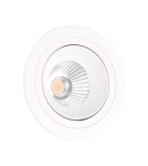 Lampy podtynkowe okrągłe - Maxlight Oprawa Wpustowa Hiden Biała IP32 H0109 - product 4