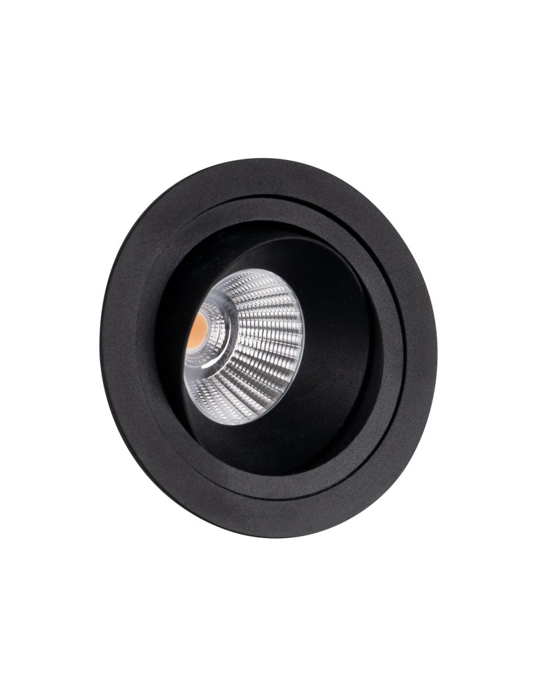 Lampy podtynkowe okrągłe - Maxlight Oprawa Wpustowa Hiden Czarna IP32 H0110 - produkt kolory-swiatla.pl 1