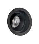 Lampy podtynkowe okrągłe - Maxlight Oprawa Wpustowa Hiden Czarna IP32 H0110 - product 2